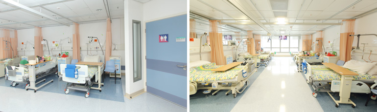 Private facilities in Ward cubicle
